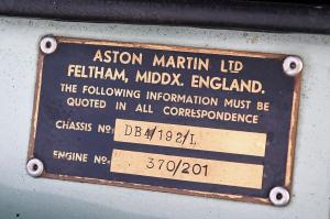 Aston Martin DB4 1959 года 